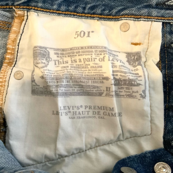 LEVIS 501  Sz 24 - Picture 8 of 10
